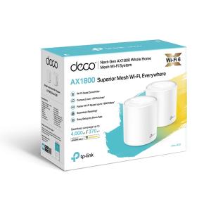 DECO X20 (2-PACK) - Whole Mesh Wifi 6 System AX1800 2-Pack