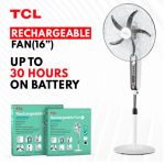 TCL-RECH16 - TCL Rechargeable FAN 16 Inches