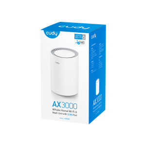 M3000 - 1PACK - Cudy AX3000 2.5G Mesh Wi-Fi 6 System 1Pk