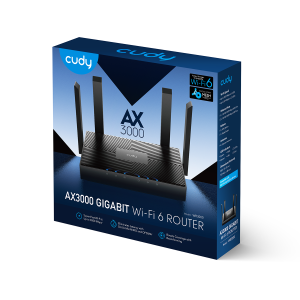 WR3000 - Cudy AX3000 Gigabit Mesh Wi-Fi 6 Router